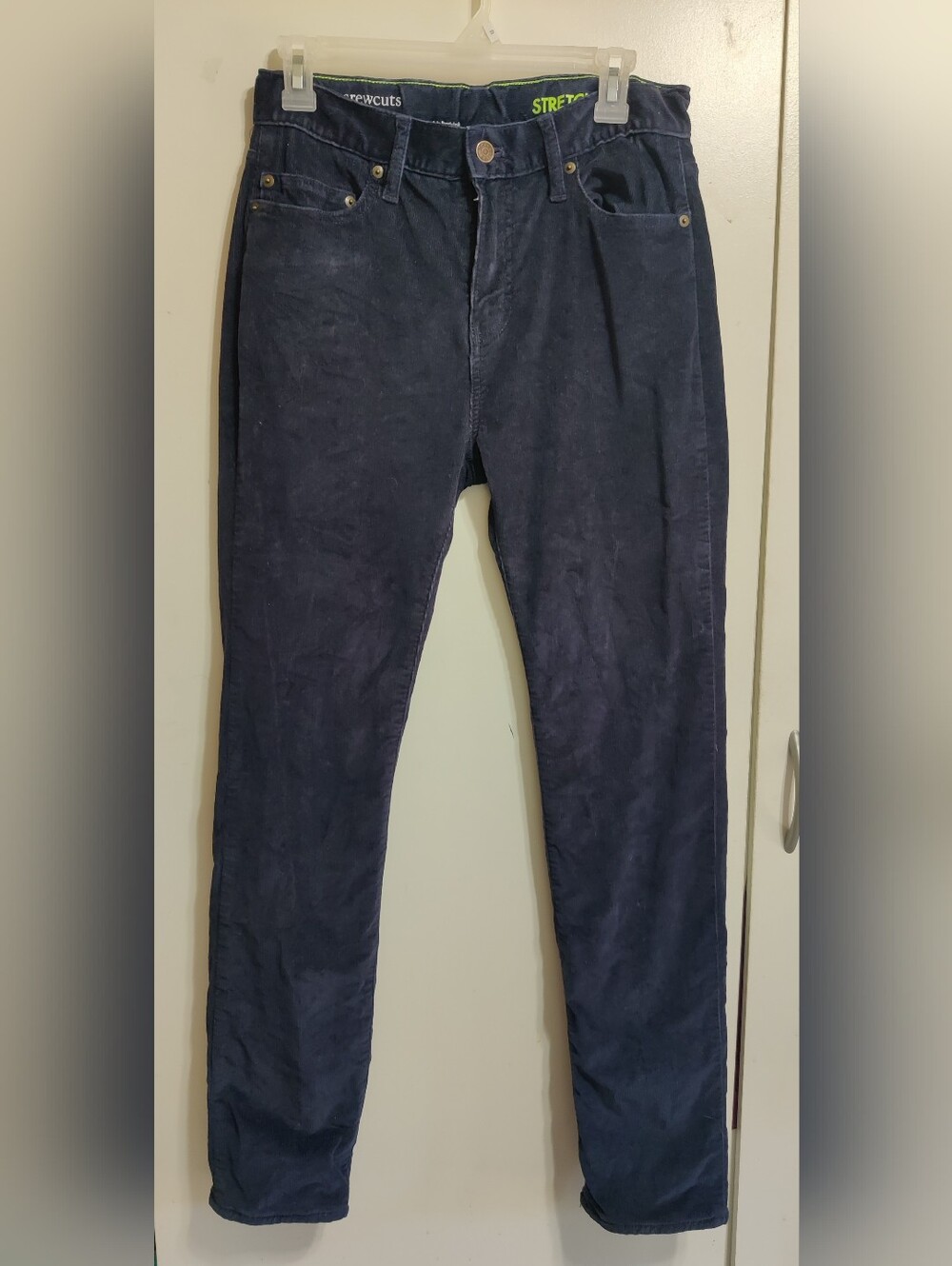 NWOT Stretch Corduroy Pants in Navy Blue